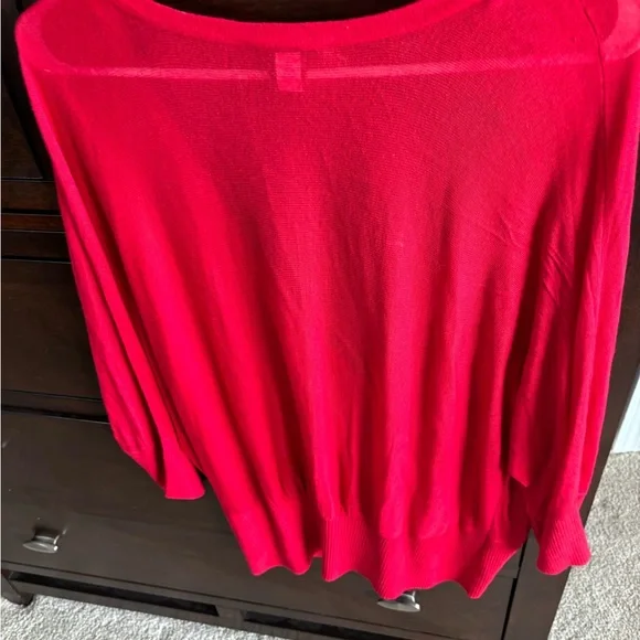 Lane Bryant Red Women’s Cardigan. Size 18/20 - Picture 2 of 3